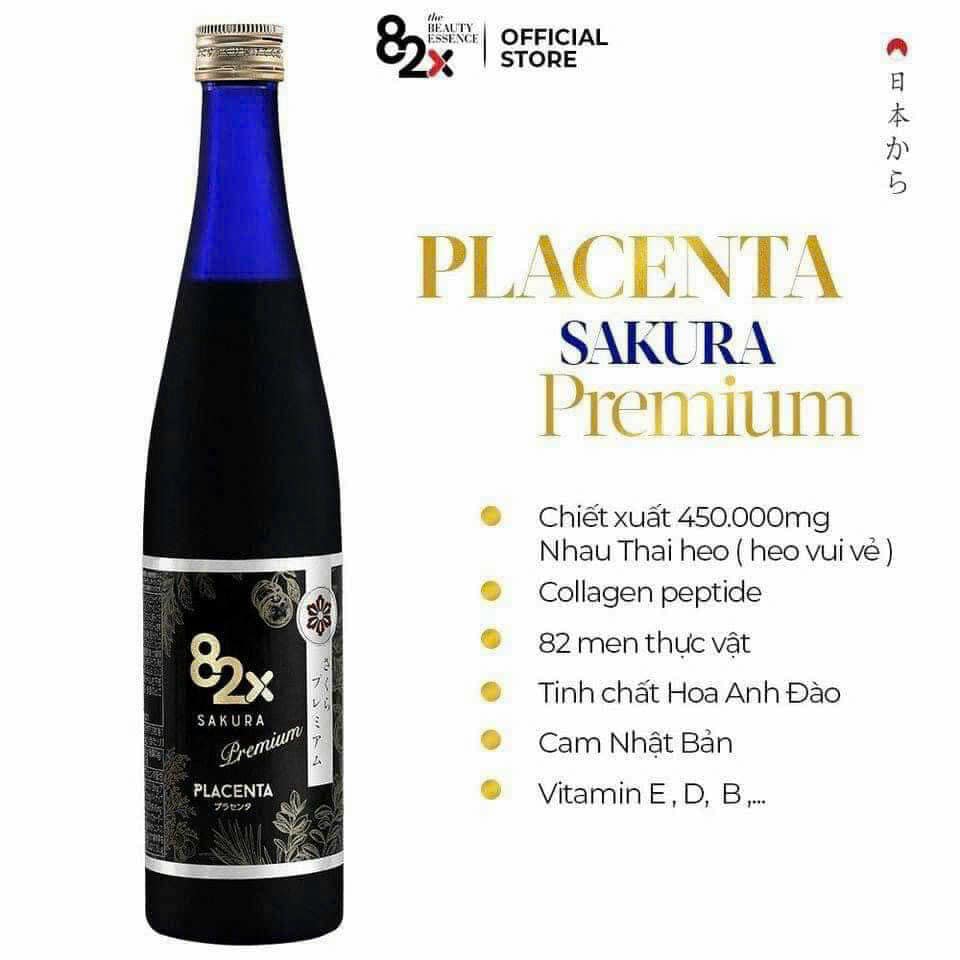 82x Sakura Placenta 450.000mg Nhật Bản Chai 500ml