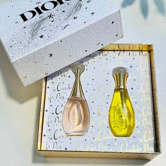 Set Nước hoa nữ Dior J'adore EDP 50ml và Body Oil 75ml