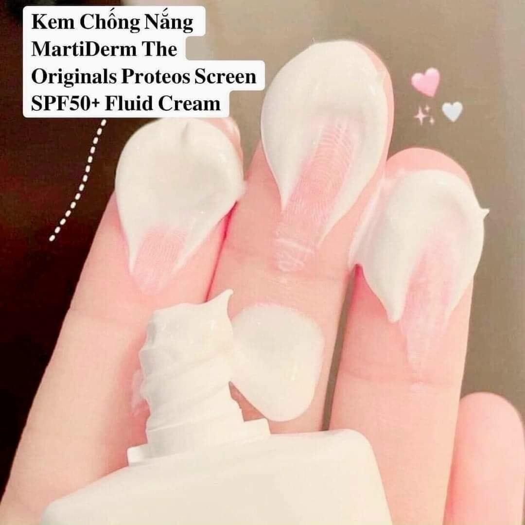 Kem Chống Nắng Phổ Rộng Martiderm The Originals Spf50+ Fuid Cream 40ml- Dành Cho Da Yếu, Da Treatment