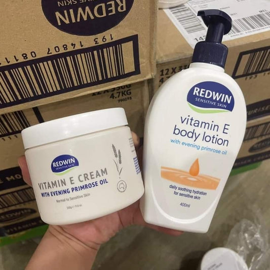 Kem dưỡng da mềm mịn REDWIN Vitamin E Cream 320g mẫu mới 2023