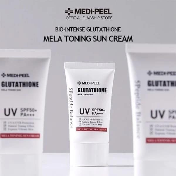 Kem Chống Nắng Medipeel Bio-Intense Glutathione Mela Toning Sun Cream Spf 50+ Pa+++ 50ml