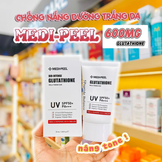 Kem Chống Nắng Medipeel Bio-Intense Glutathione Mela Toning Sun Cream Spf 50+ Pa+++ 50ml