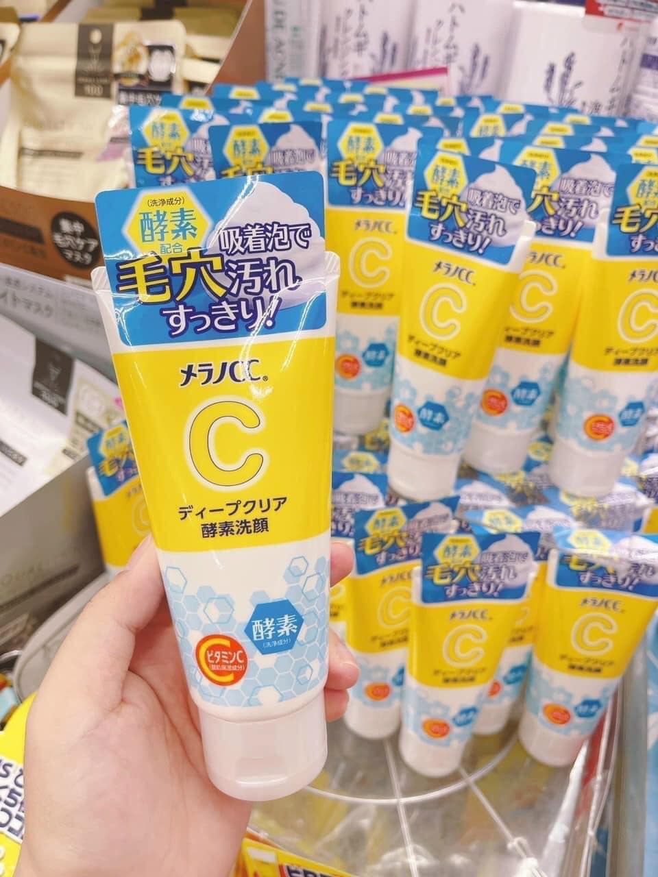 Sữa Rửa Mặt Cc Melano Vitamin C Nhật Bản 130g Trị Mụn, Ngăn Ngừa Nám Tàn Nhang Mẫu Mới