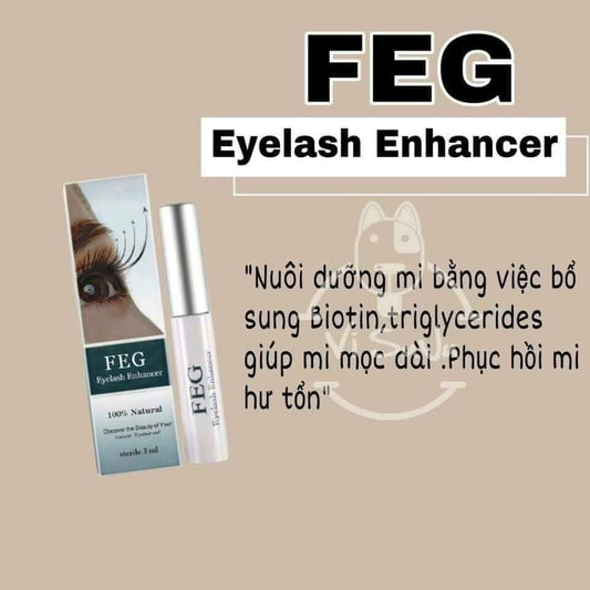 Tinh Chất Serum Dưỡng Mi FEG Eyelash Enhancer (Xanh) USA 3ml