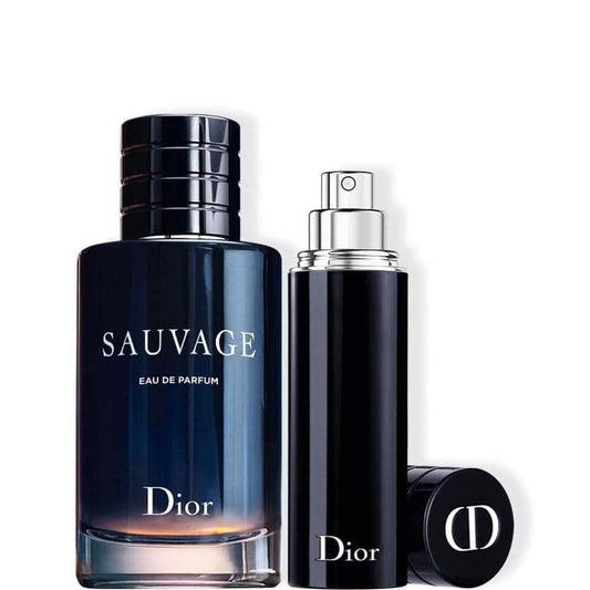 Gift Set Nước Hoa Nam Christian Dior Sauvage EDP 2pcs ( 100ml & 10ml )