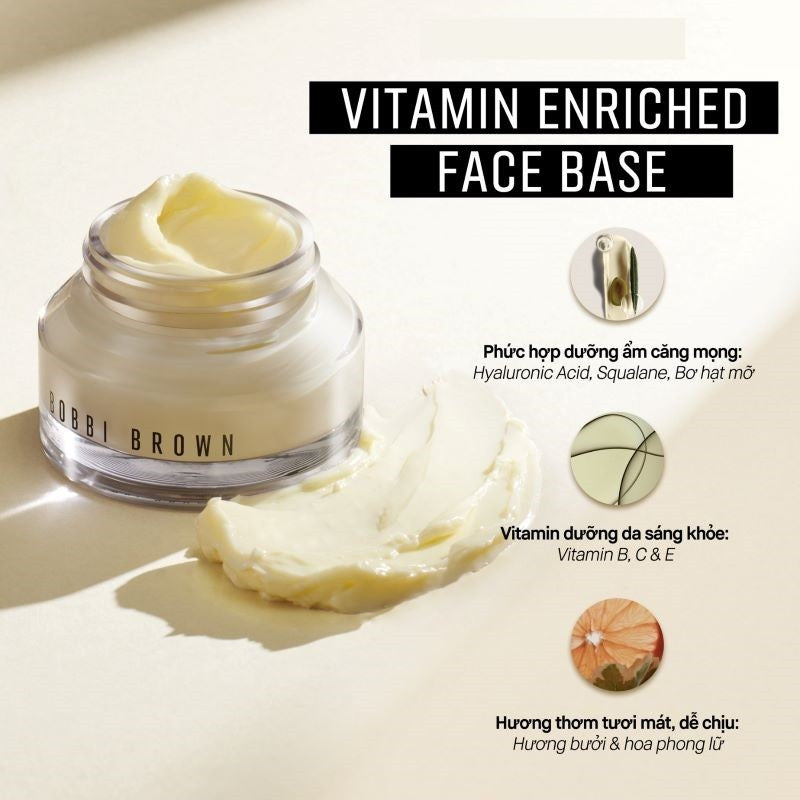 Kem Lót trang điểm Bobbi Brown Vitamin Enriched Face Base Fullsize fullbox